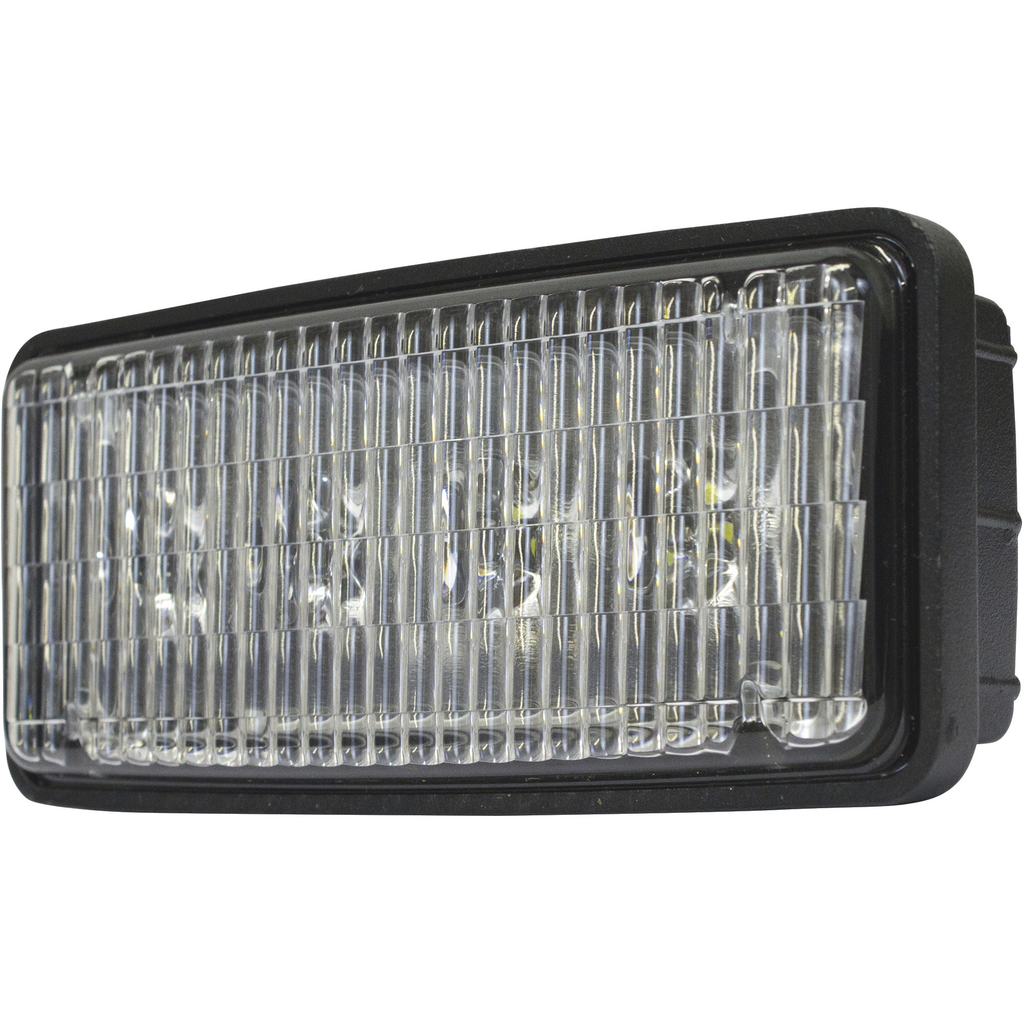 Tiger Lights LED Rectangular Front Hood Tractor Flood Headlight - 30 Watts, 4 LEDs, 1440 Lumens, 12V-24V, IP68 Rated, Model# RE306510-20W